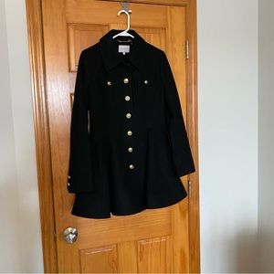 Laundry by Shelli secal fit and flare button up wool coat